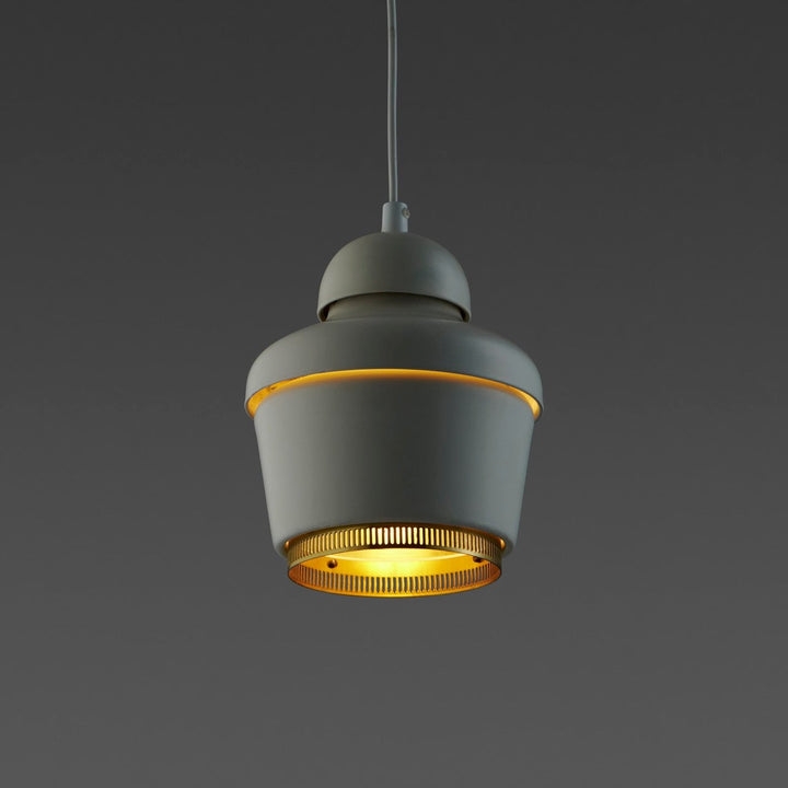 Pendant Lamp A330 - White/Brass (Discontinued Model) - Ex Showroom