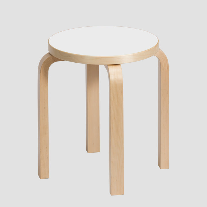 Stool E60 - White Laminate