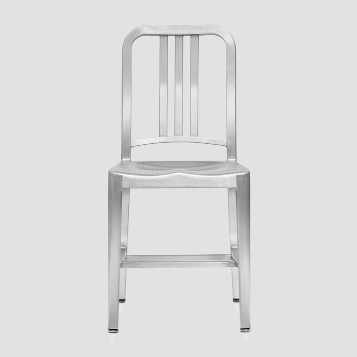 1006 Navy Chair - Brushed