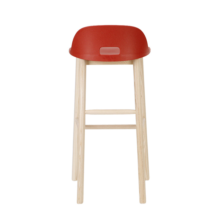 Alfi Lowback Barstool - Red (Ex Showroom Sample)