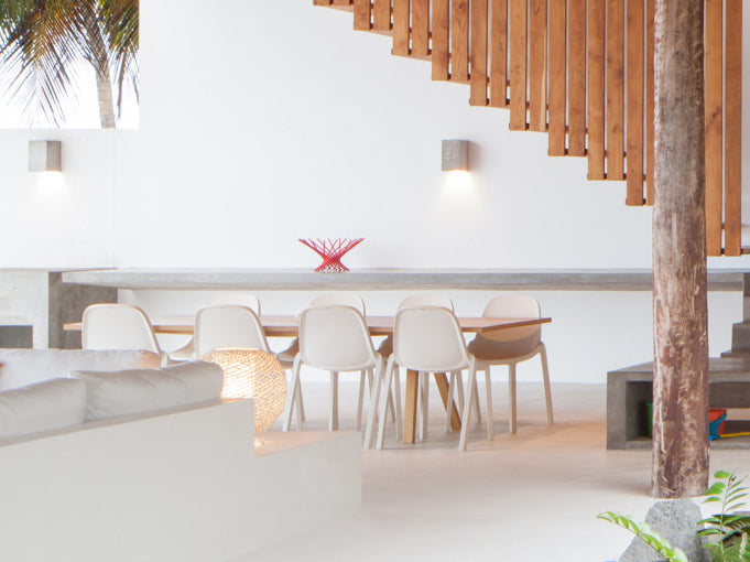 Broom Chair - White