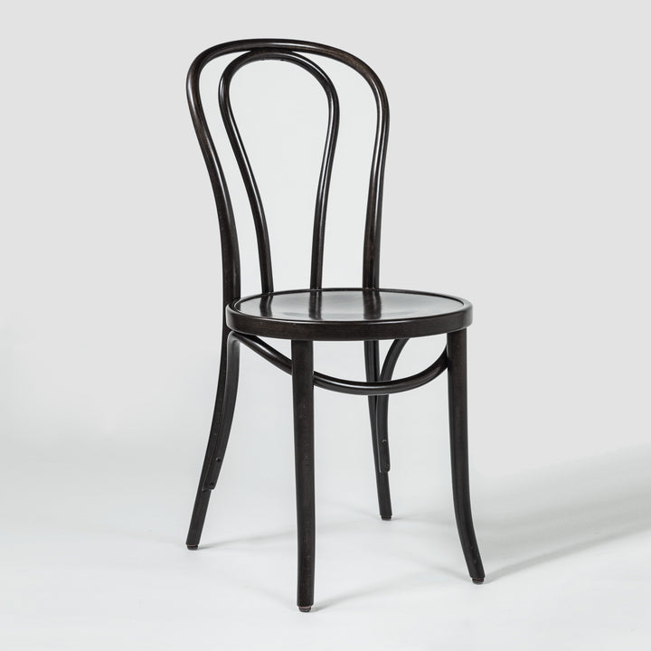Thonet original genuine bentwood no 18 chair - black stain. Made in poland, commerical use