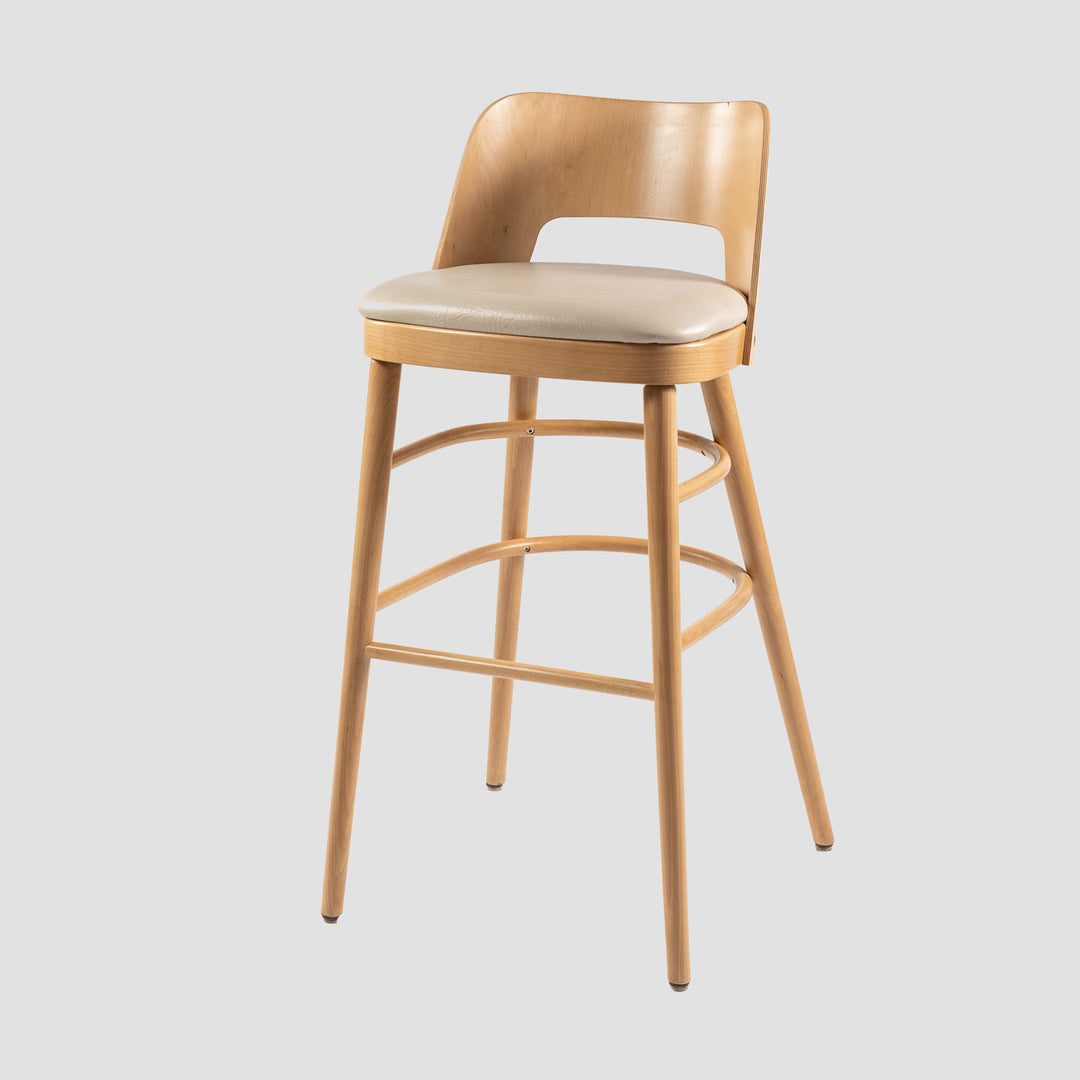 Otto Barstool - Low Back - Natural