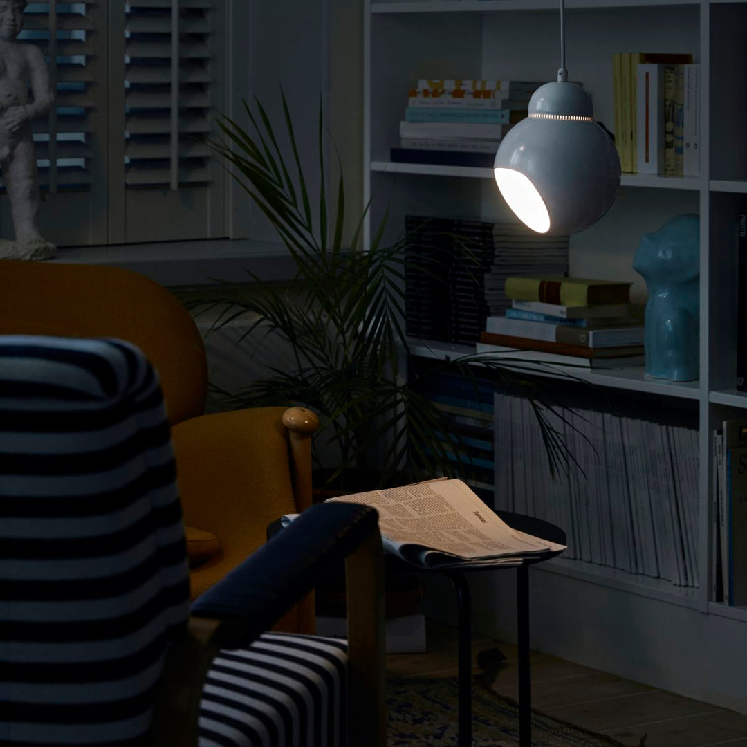 Pendant Lamp A338 'Bilberry' - White (Discontinued Model) - Ex Showroom