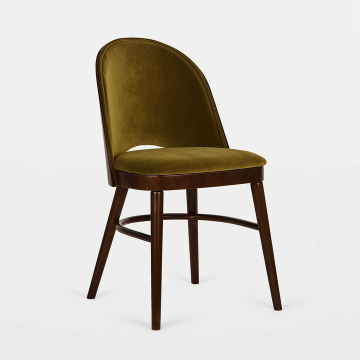 Lido Upholstered Dining Chair - Dark Oak
