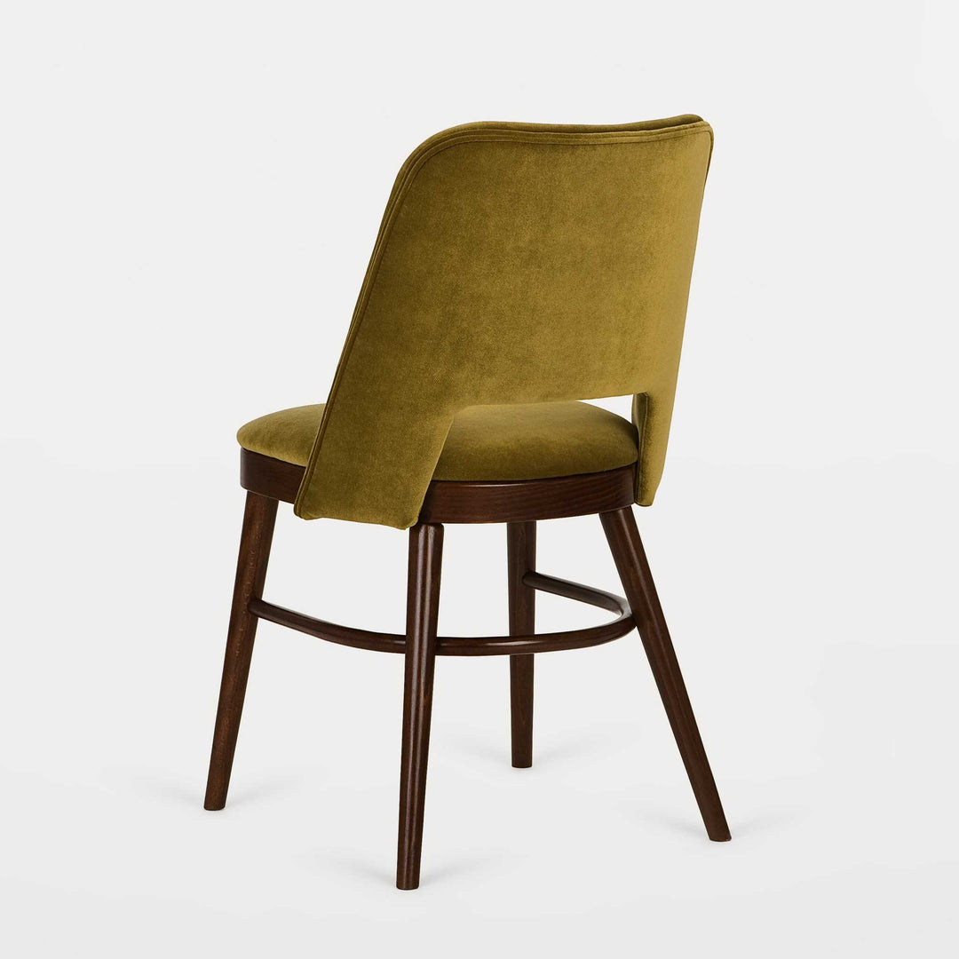 Otto Upholstered Dining Chair - Dark Oak