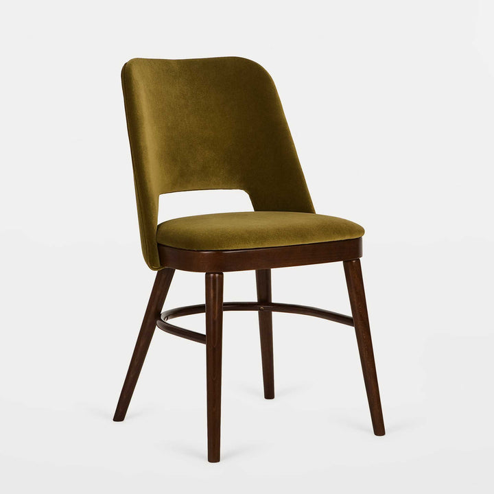 Otto Upholstered Dining Chair - Dark Oak