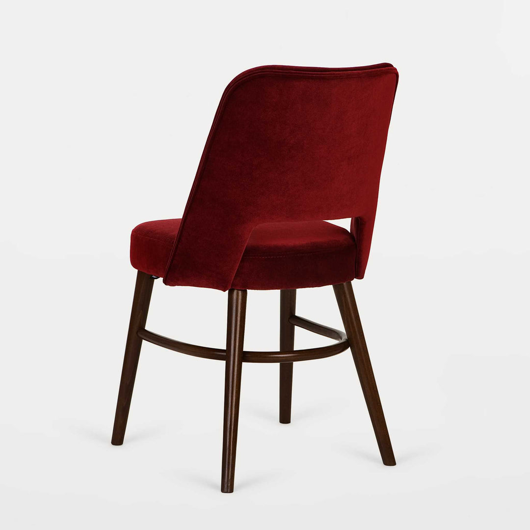 Otto Upholstered Dining Chair - Dark Oak