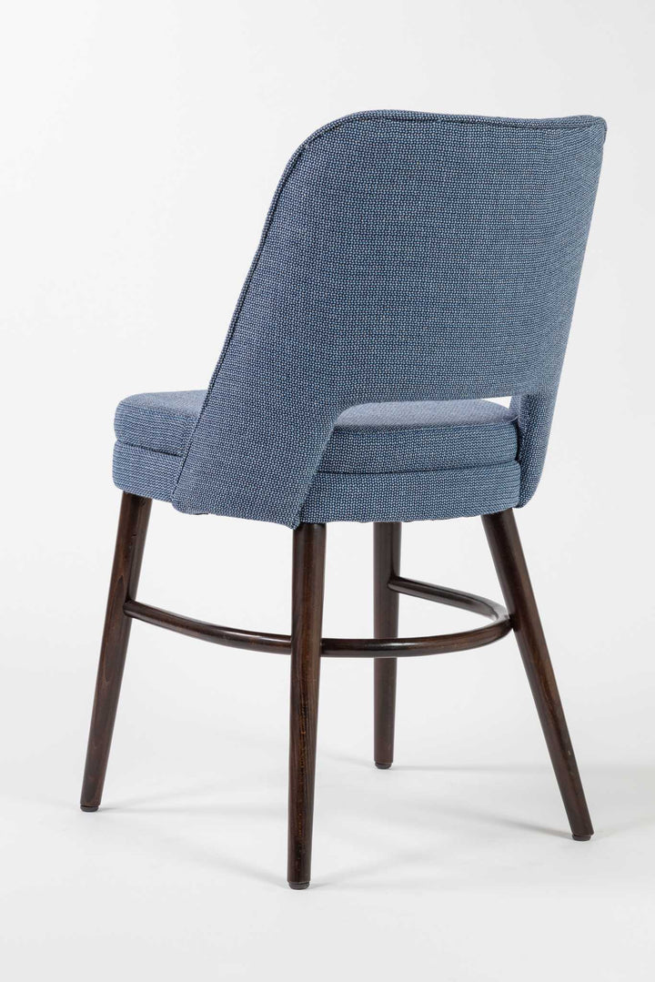 Otto Upholstered Dining Chair - Dark Oak