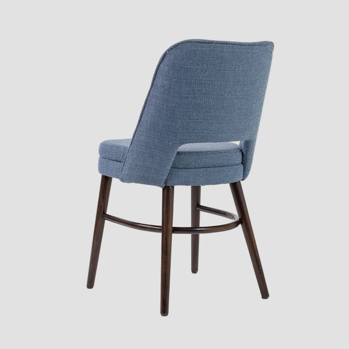 Otto Upholstered Dining Chair - Dark Oak (Ex Showroom Model)