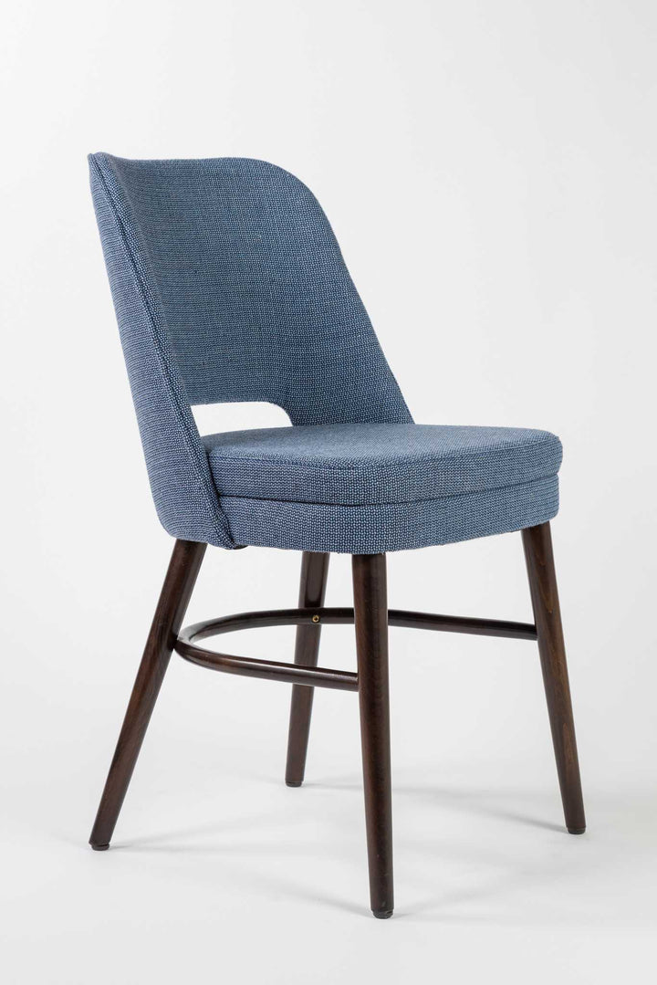 Otto Upholstered Dining Chair - Dark Oak