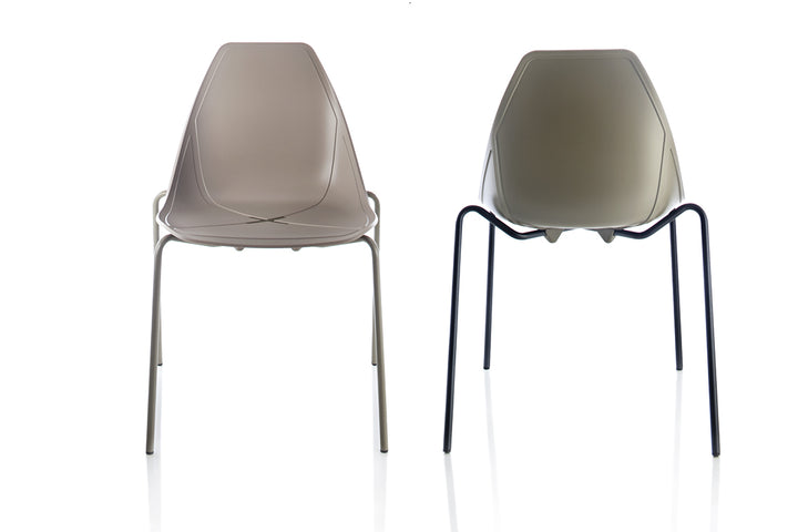 X Chair - Sand/Metal Legs - Ex Showroom Model