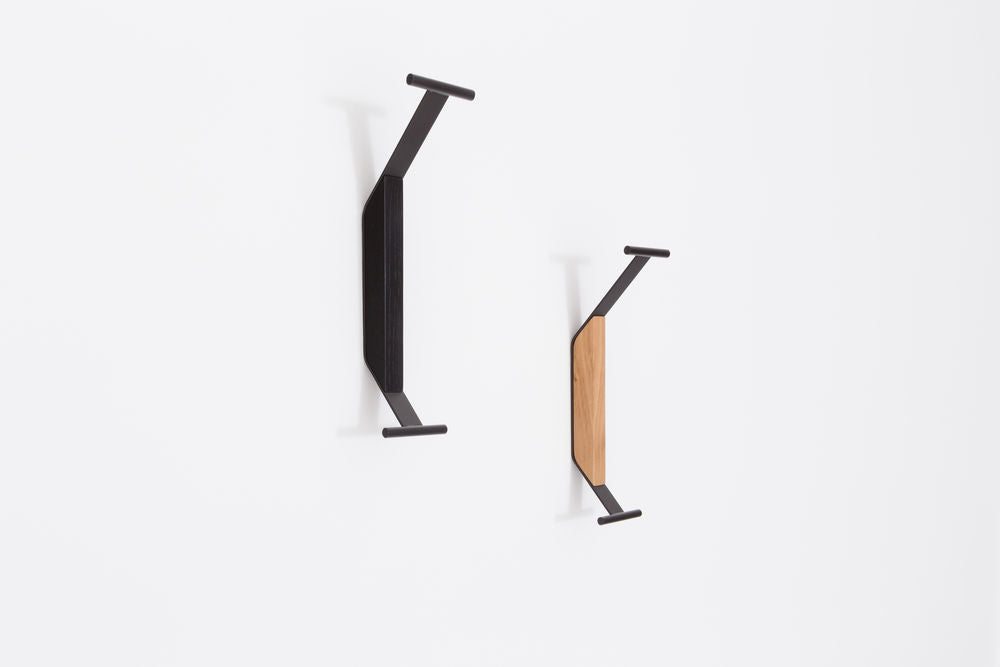 Kaari Wall Hook - Black/Black