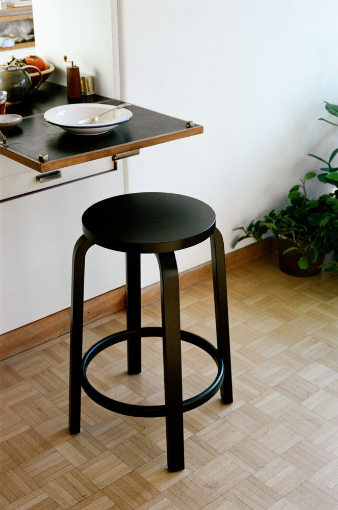 64 Stool - Black Lacquer