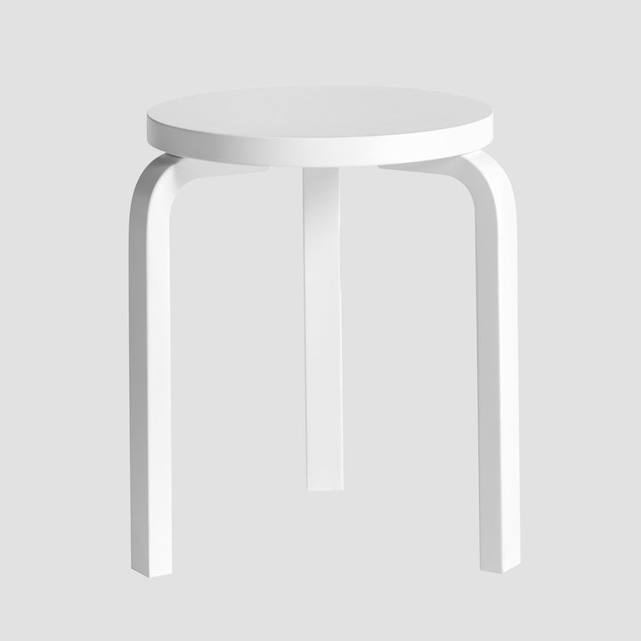 60 Stool - White Lacquer