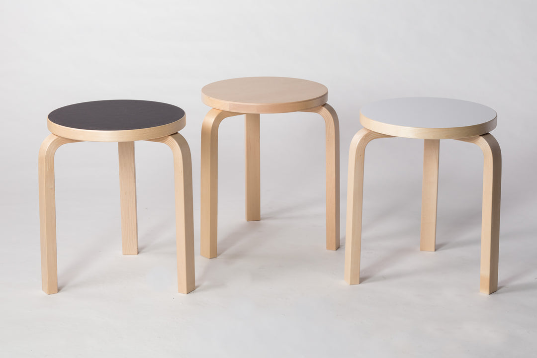 60 Stool - Black Linoleum