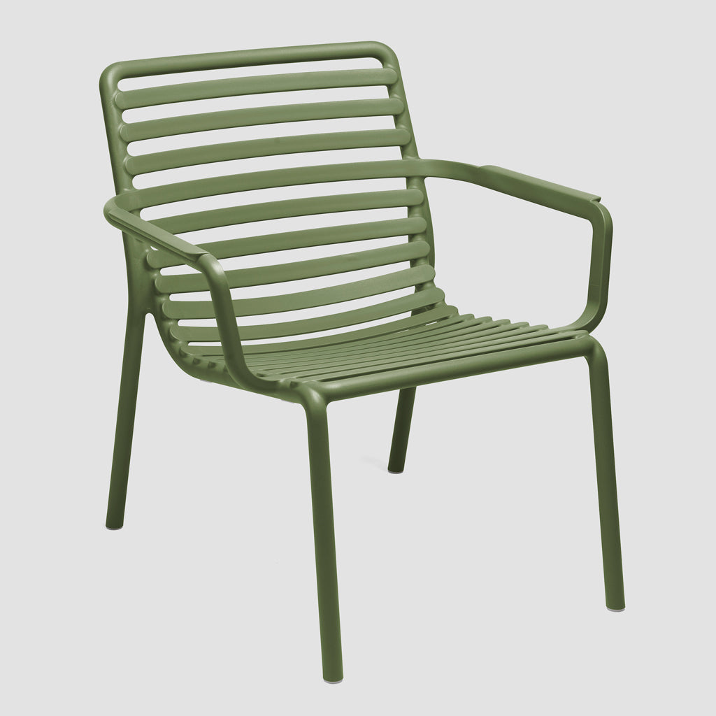 Doga Relax Lounge Chair - Olive Green