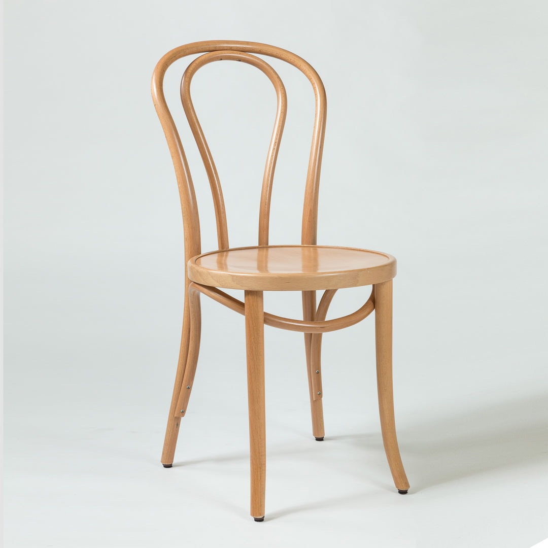 No. 18 Chair - Natural/Raw with Cane Seat (Limited)