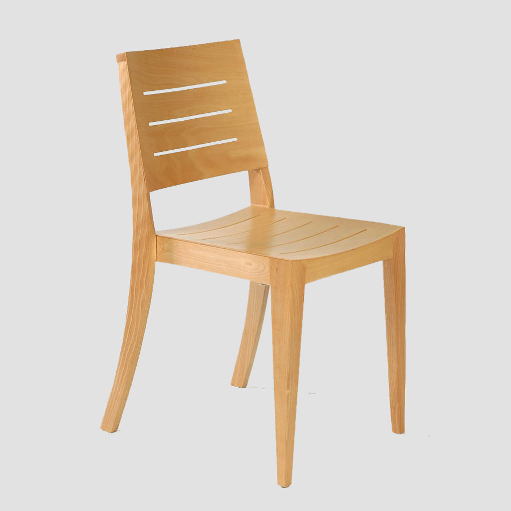 Linea Stacking Chair - Natural - Ex Showroom Model